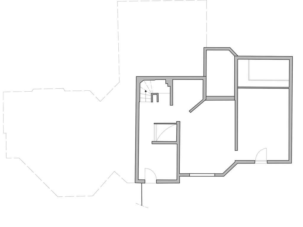 Plan d'aménagement architecte d'intérieur du projet villa Talloires Annecy