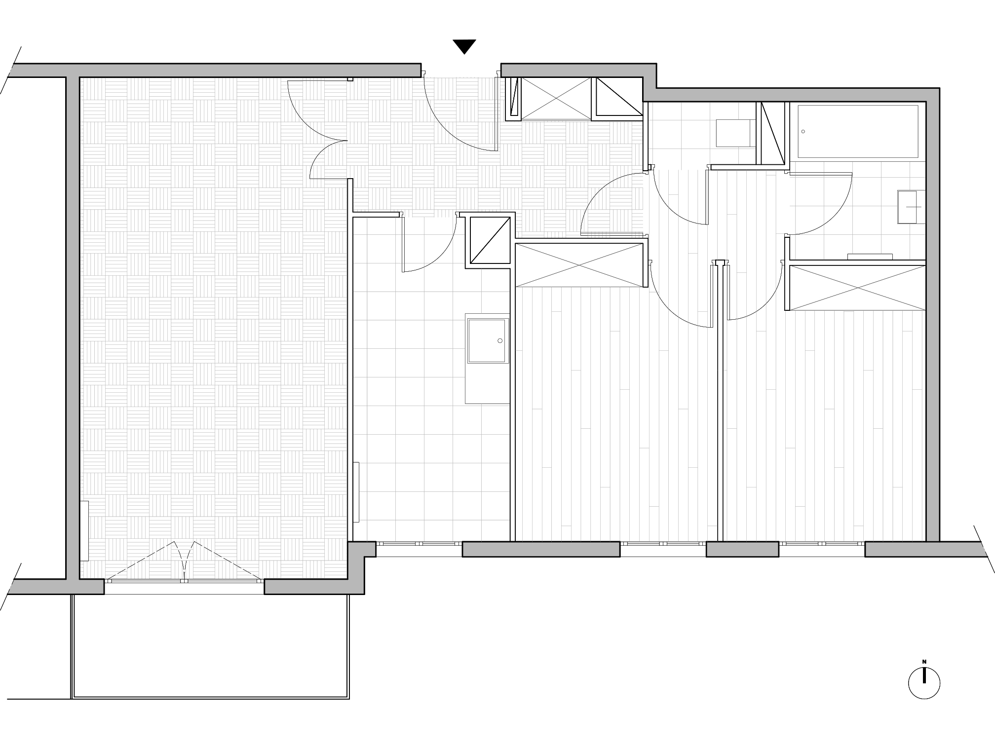 Plan d'état des lieux de rénovation d'un appartement à Lyon