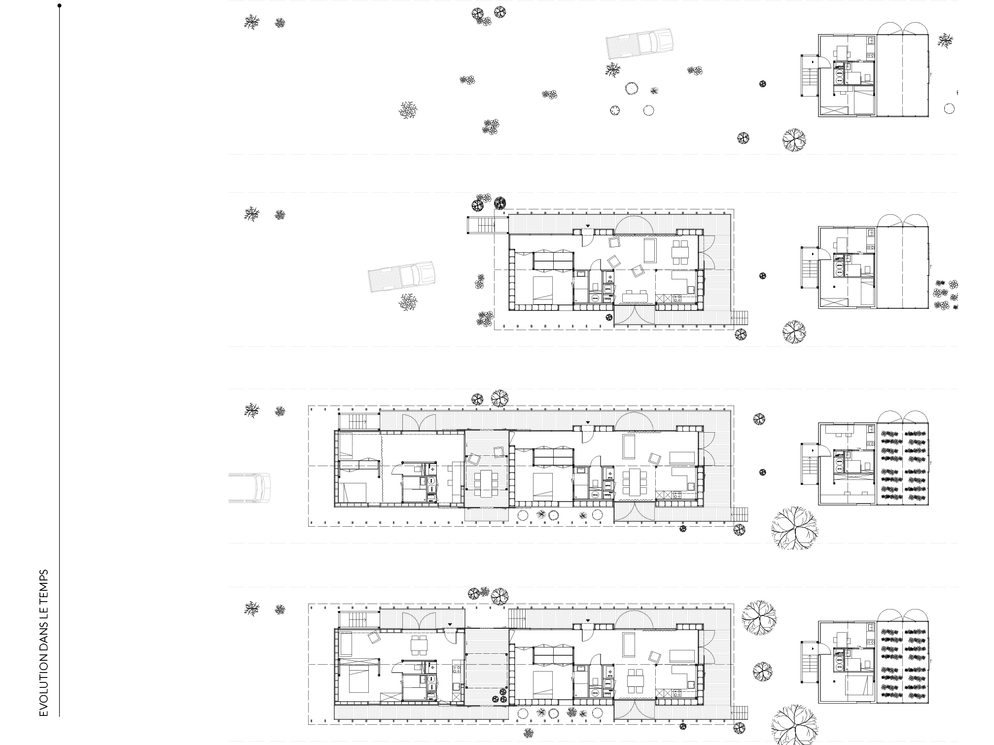 Plan d'architecte d'une villa préfabriqué à Annecy